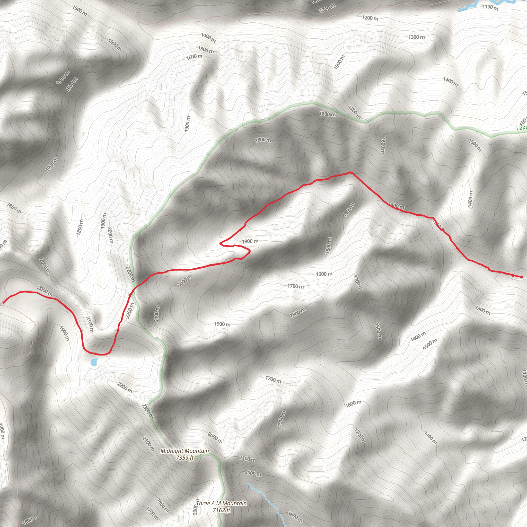 Little Bridge Trail mobile static map