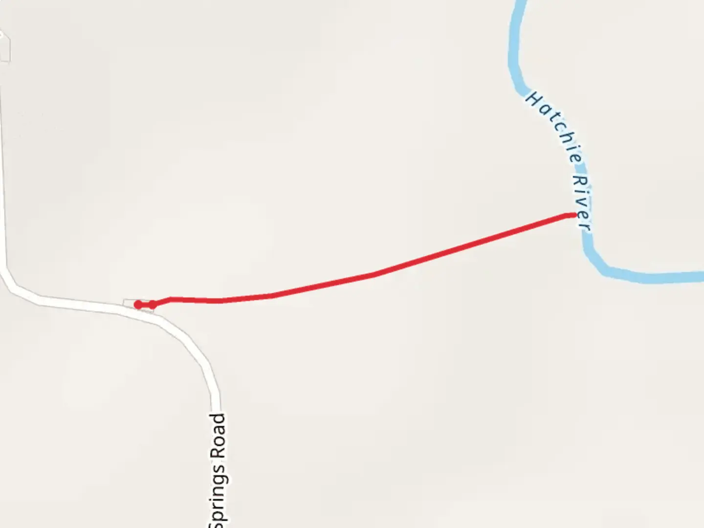 An image depicting the trail Essary Springs Road and its surrounding area.