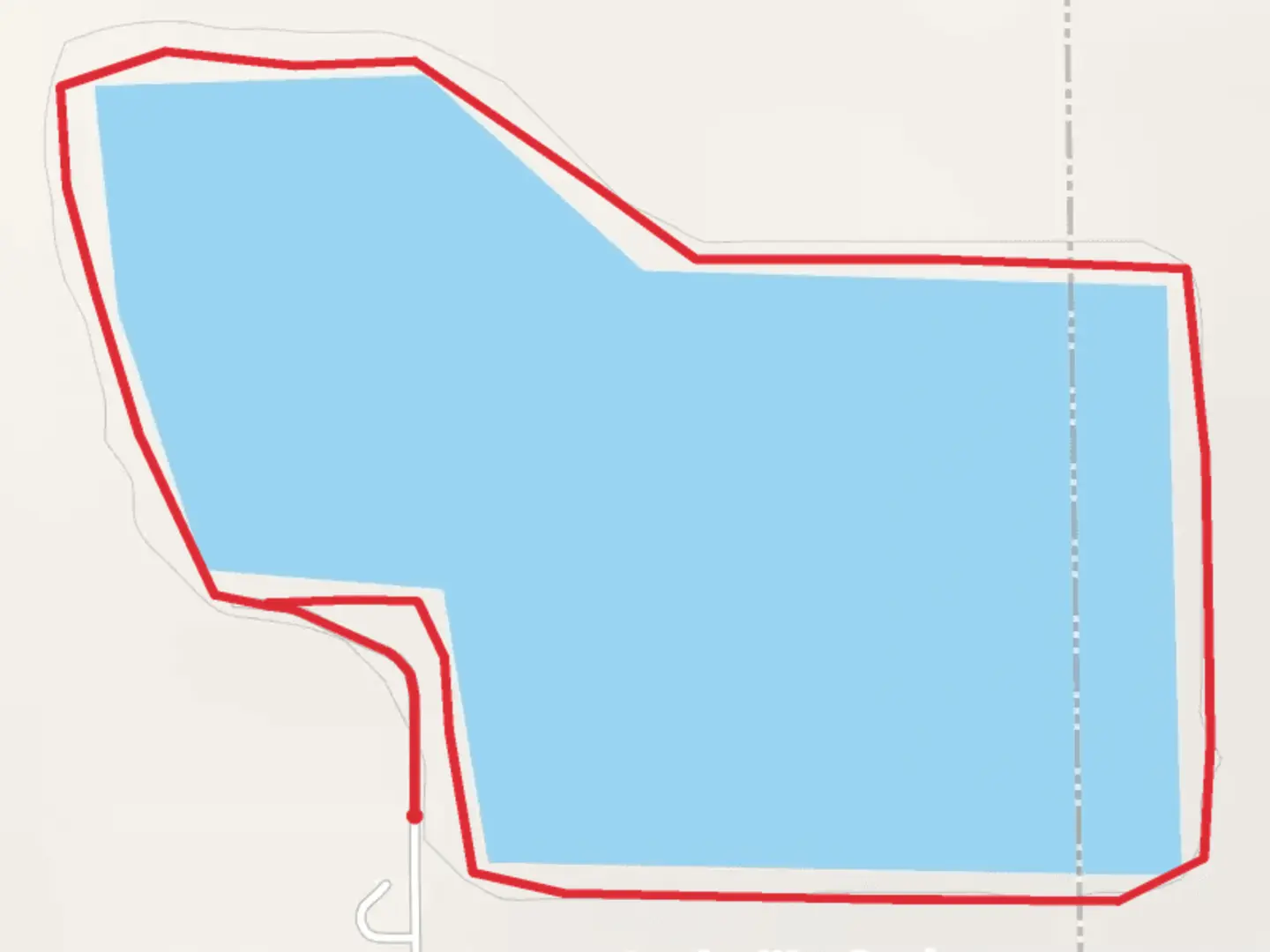 An image depicting the trail London West Road Pond Loop and its surrounding area.