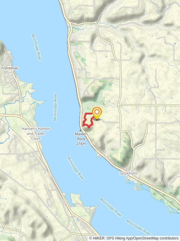 Maiden Rock Bluff State Natural Area Loop Trail