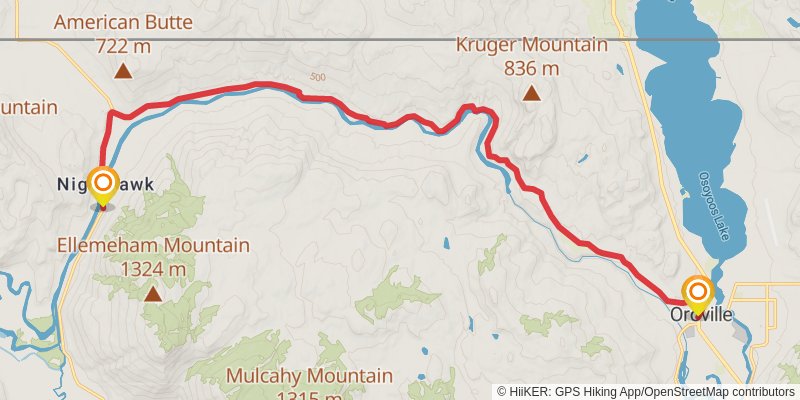 Ultra Pedestrian North Loop stage 217 Map