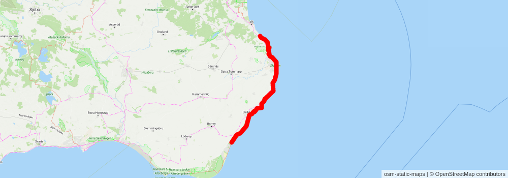 Skåneleden 4 stage 3 Map