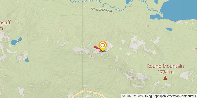 Nason Ridge Trail spur 1 Map