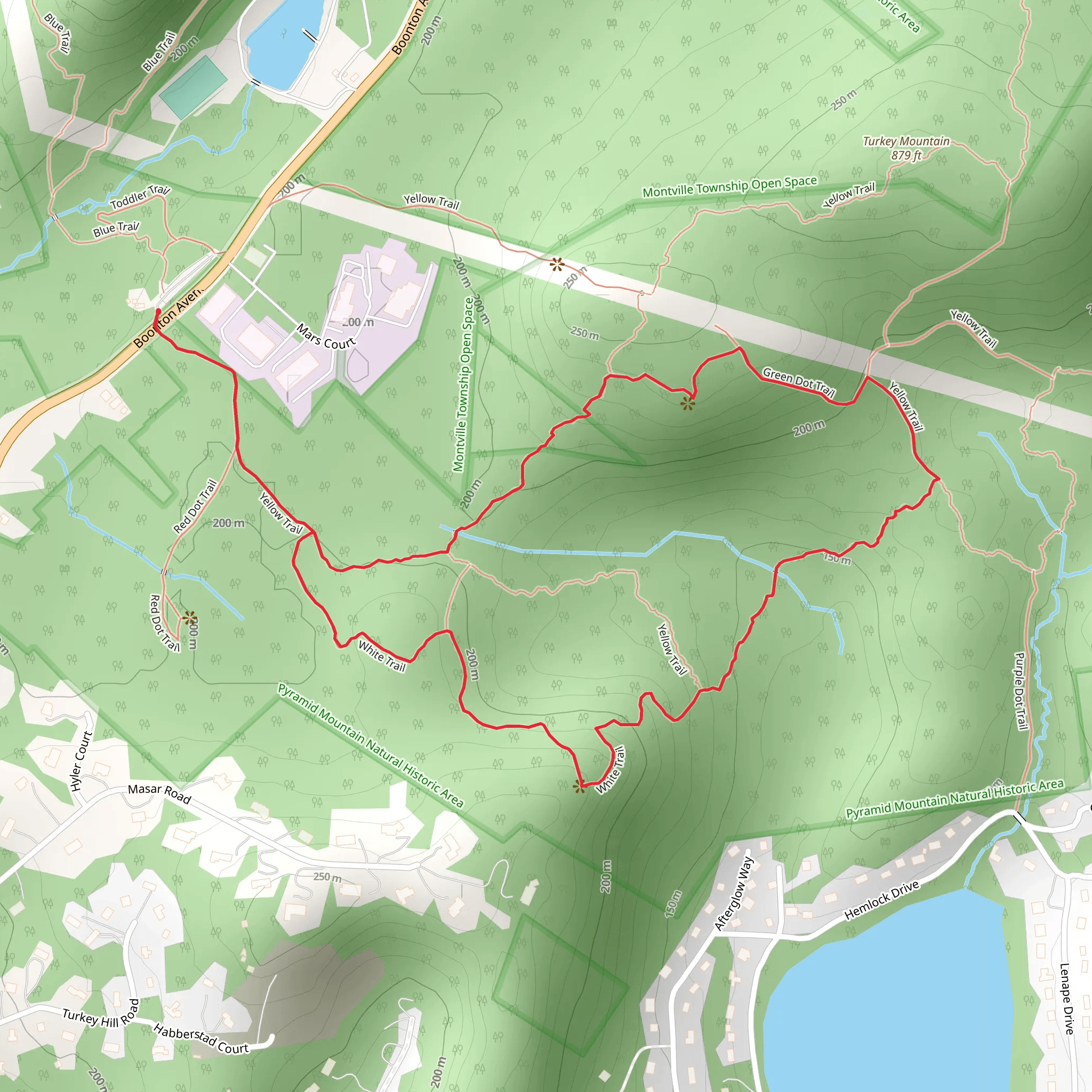 Morgan Ruins Loop mobile static map