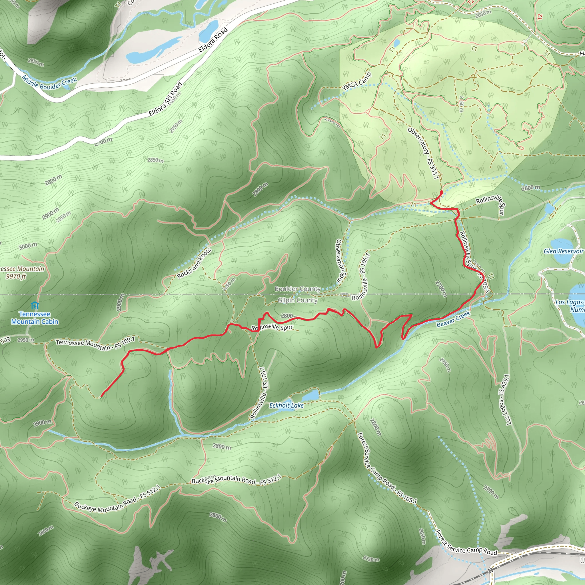School Bus Trail mobile static map
