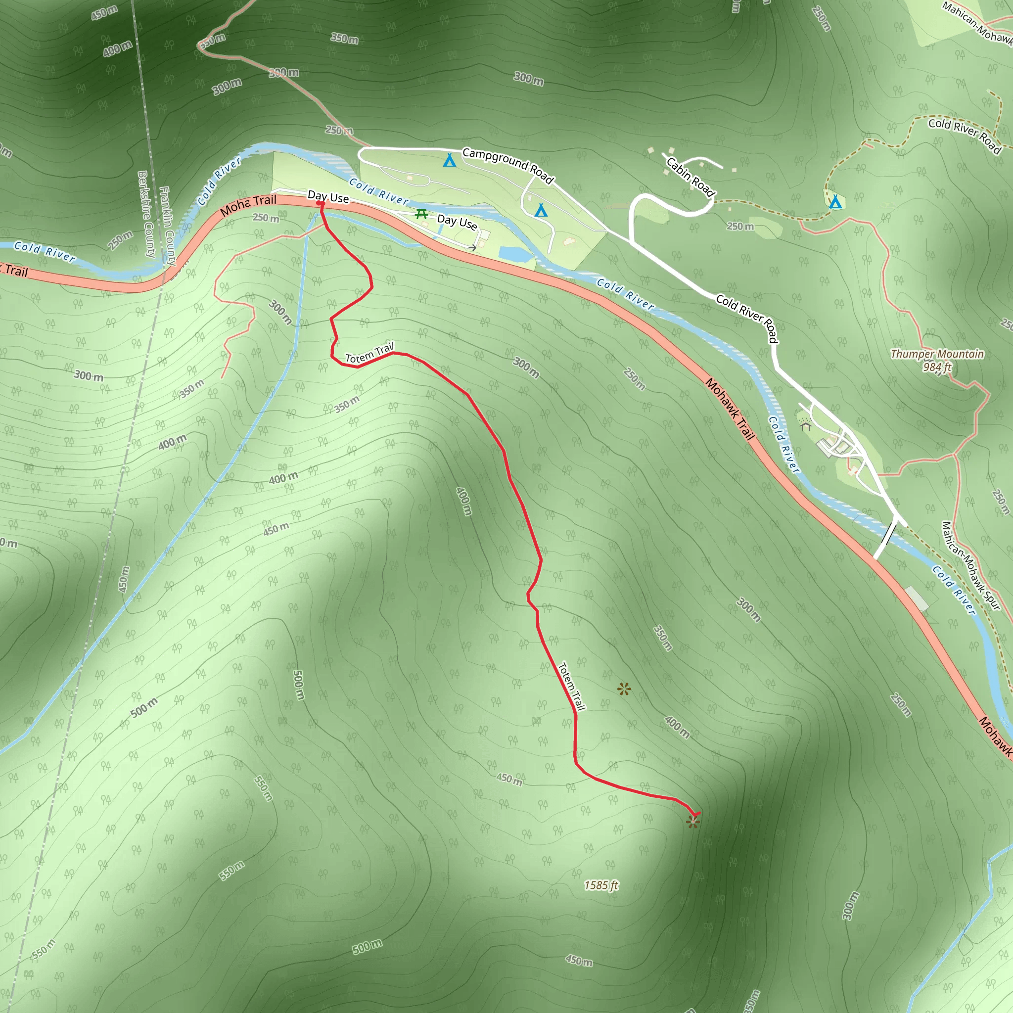 Totem Trail mobile static map