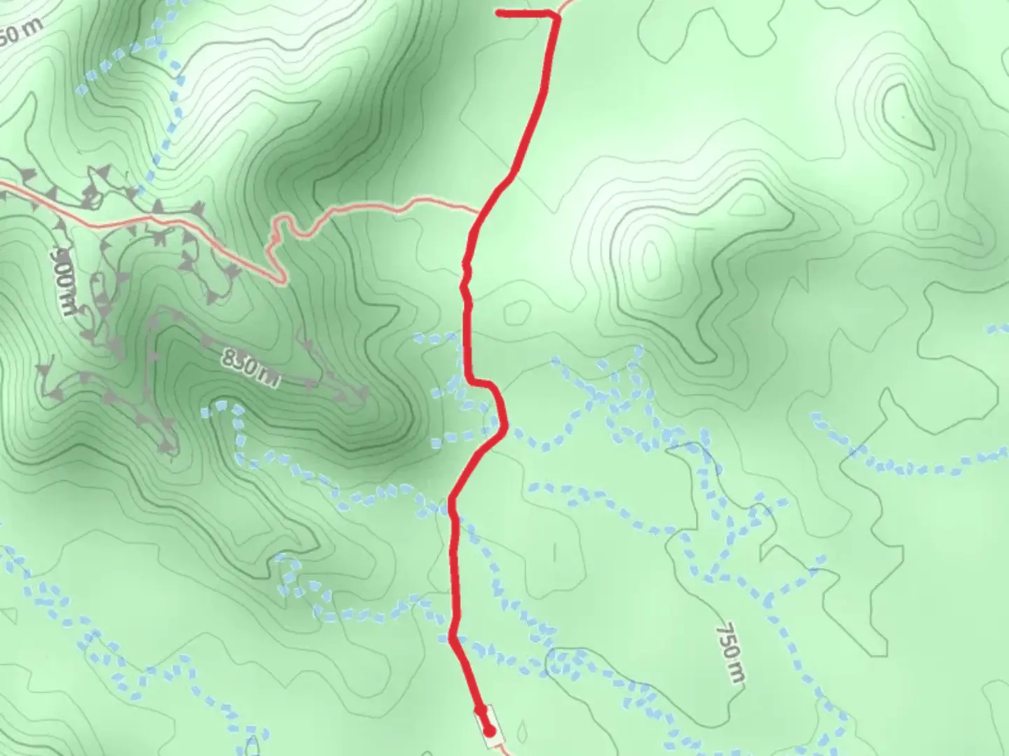 An image depicting the trail Trail D - Canyon Loop Trail and its surrounding area.