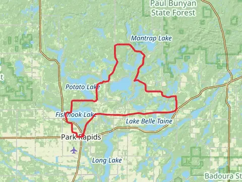 Park Rapids - Emmaville - Nevis Trail Loop