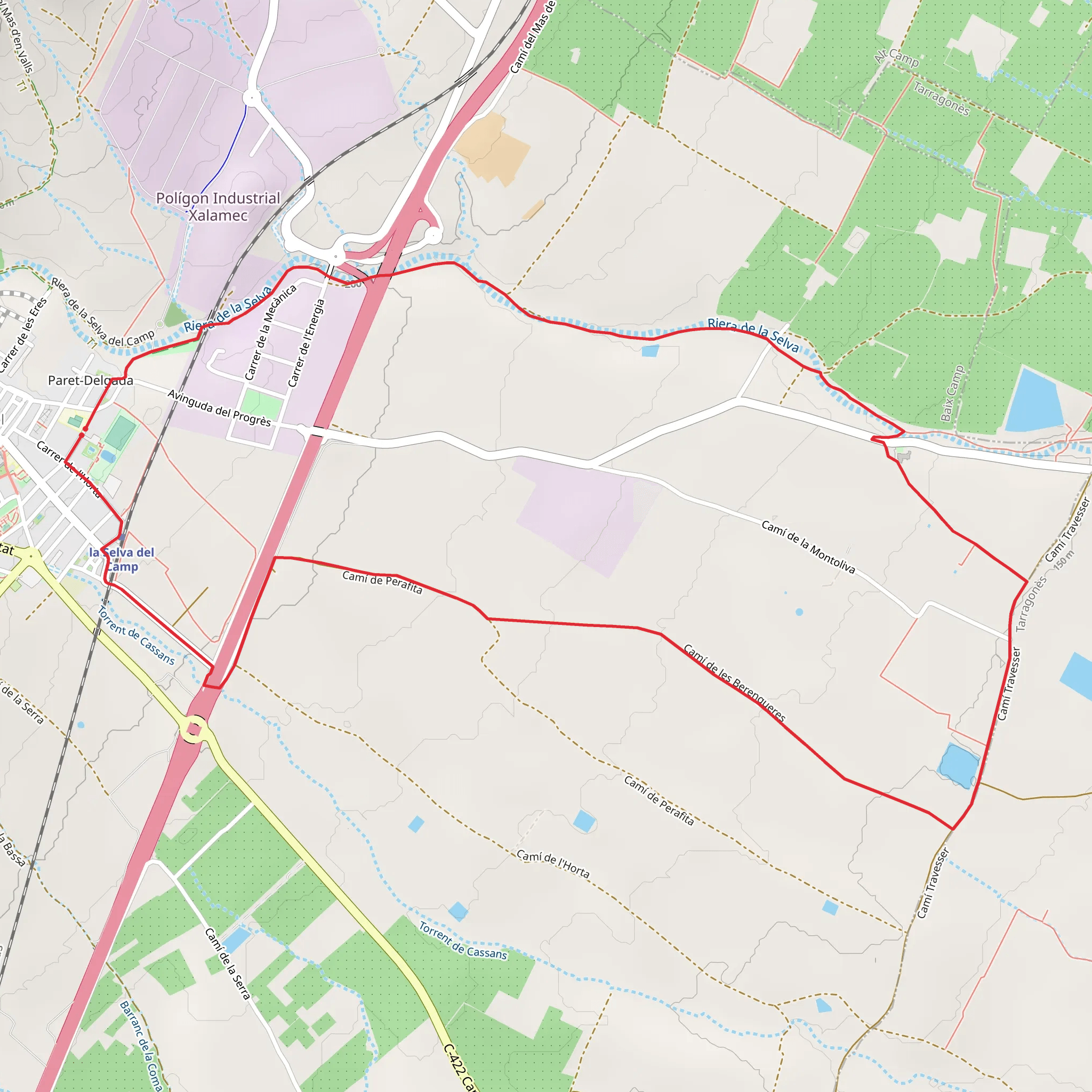 To the Hermitage of Paretdelgada SL C 152 mobile static map