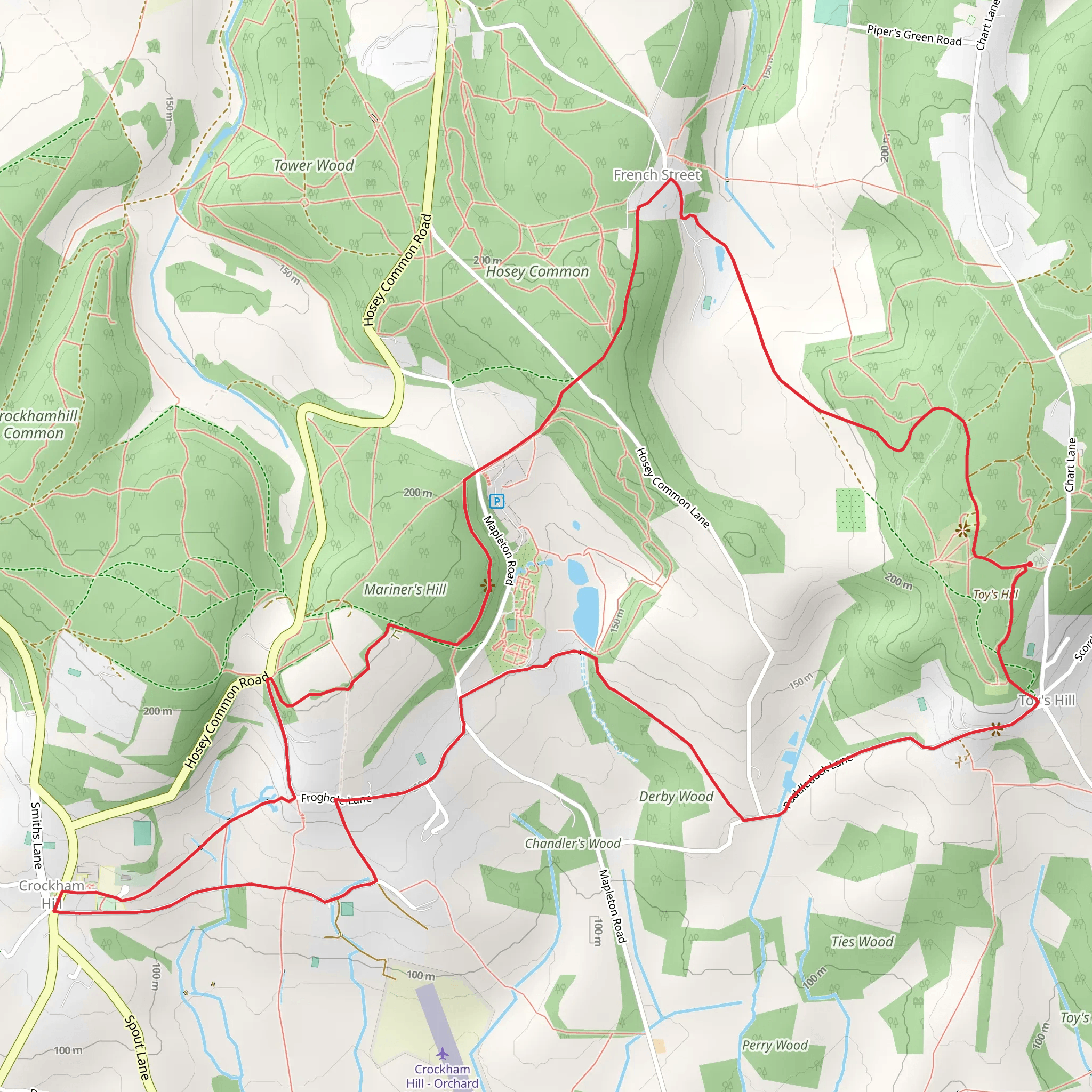 Octavia Hill Centenary Trail mobile static map