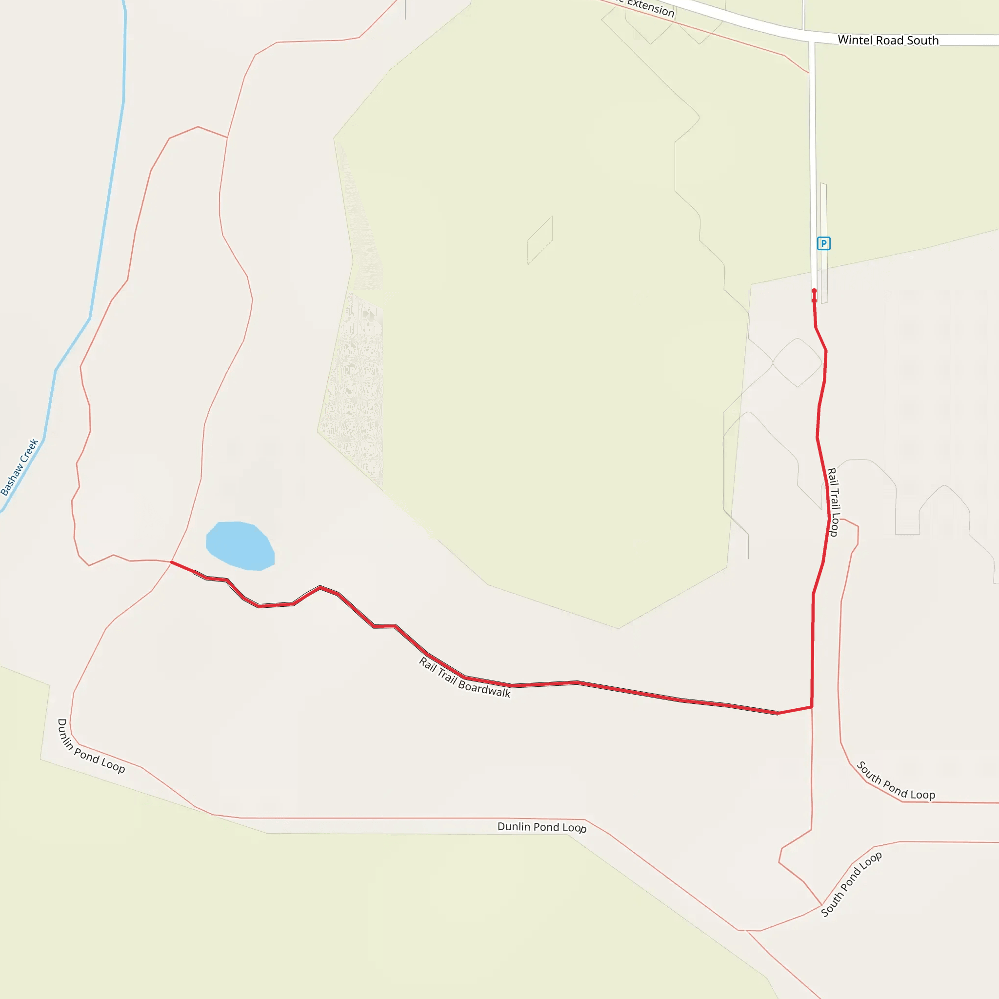 Rail Trail Boardwalk mobile static map