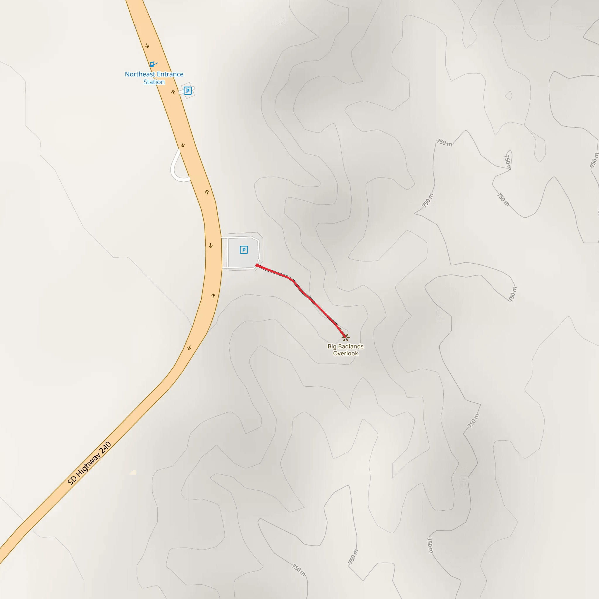 Scenic Overlook mobile static map