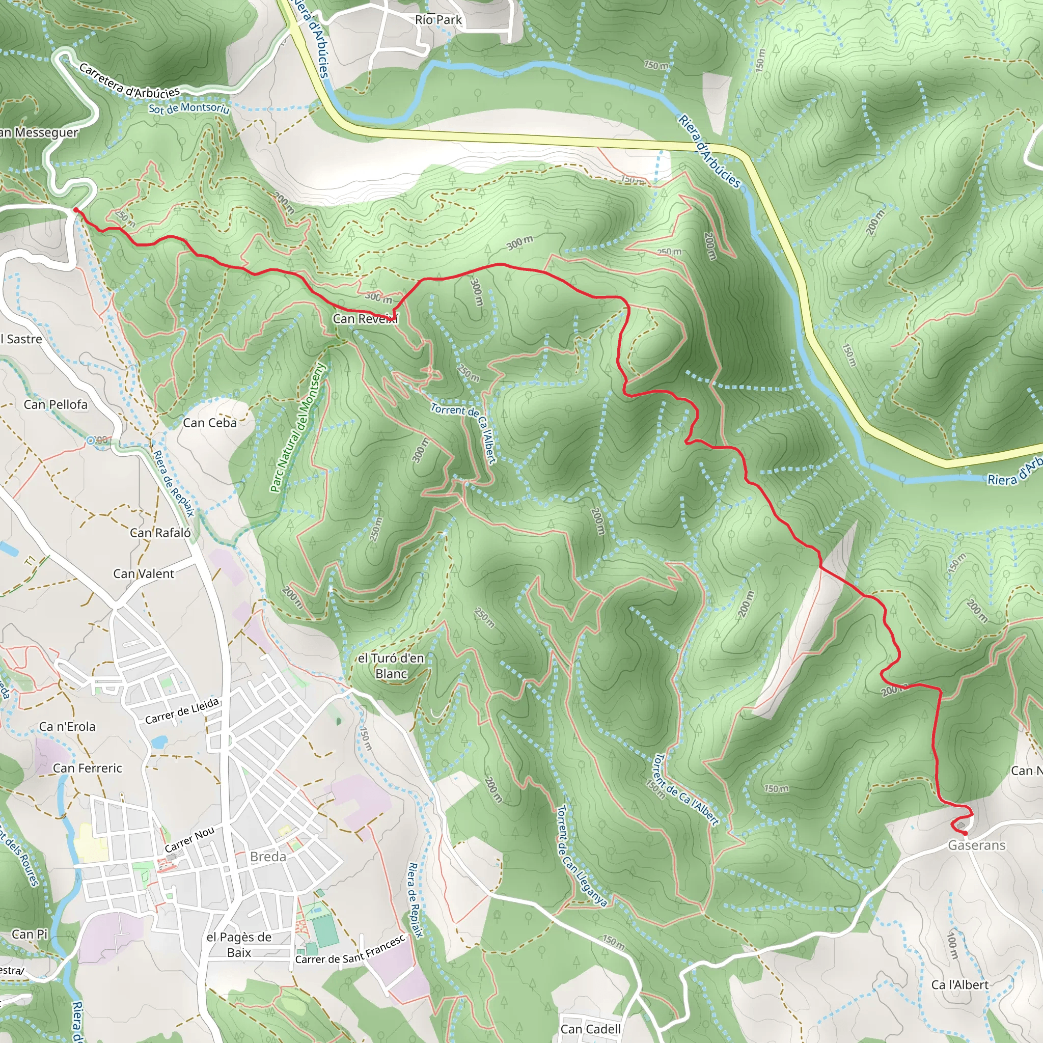 Gaserans - Coll de n'Orri SL C 88 mobile static map