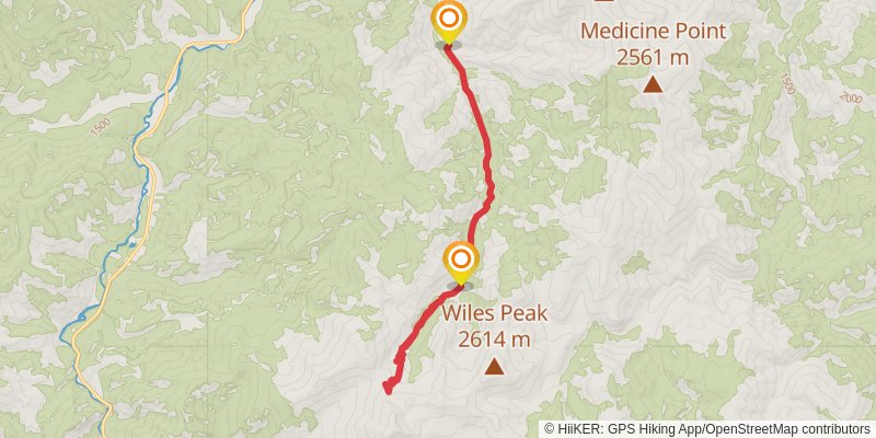 Piquett Creek Trail stage 2 Map