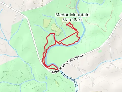 Little Fishing Creek via Bluff Loop Trail