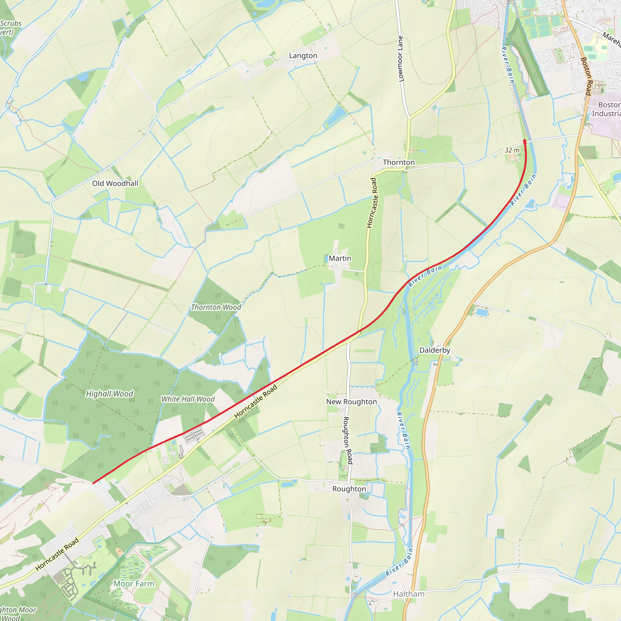 River Bain Walk - Horncastle mobile static map
