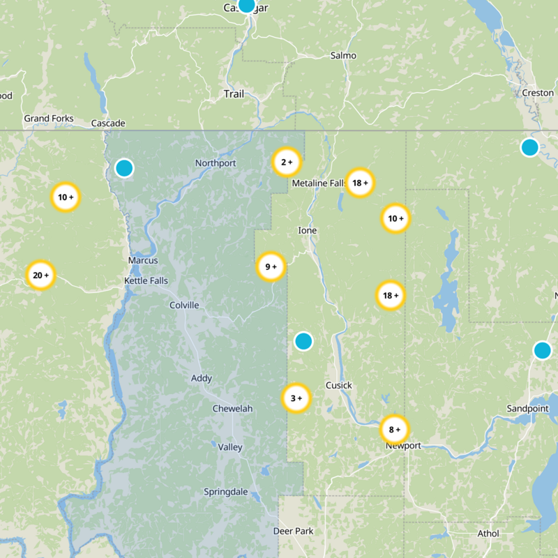 Stevens County Static Map