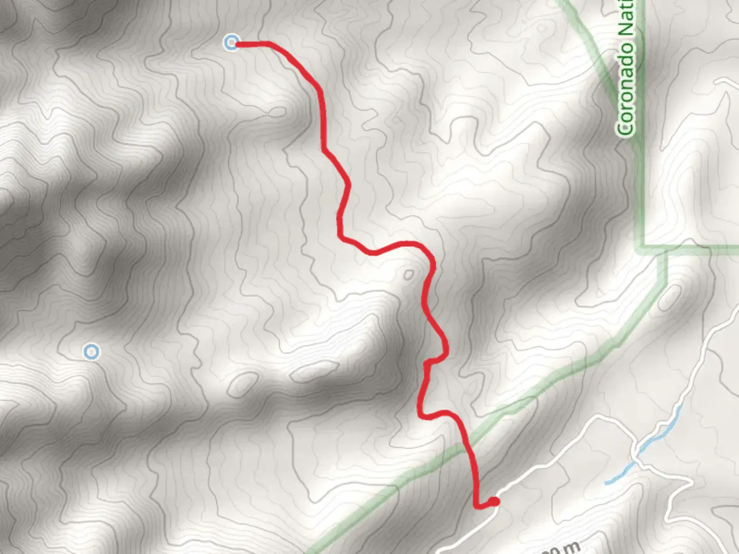An image depicting the trail Rincon Spring Trail and its surrounding area.
