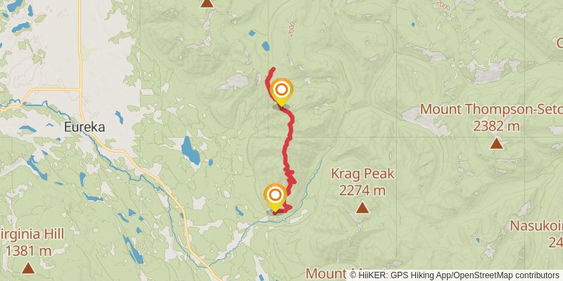Gibraltor Ridge Trail stage 3 Map