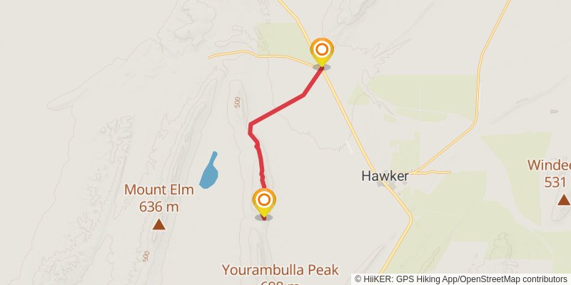 Heysen Trail alt 5 Map