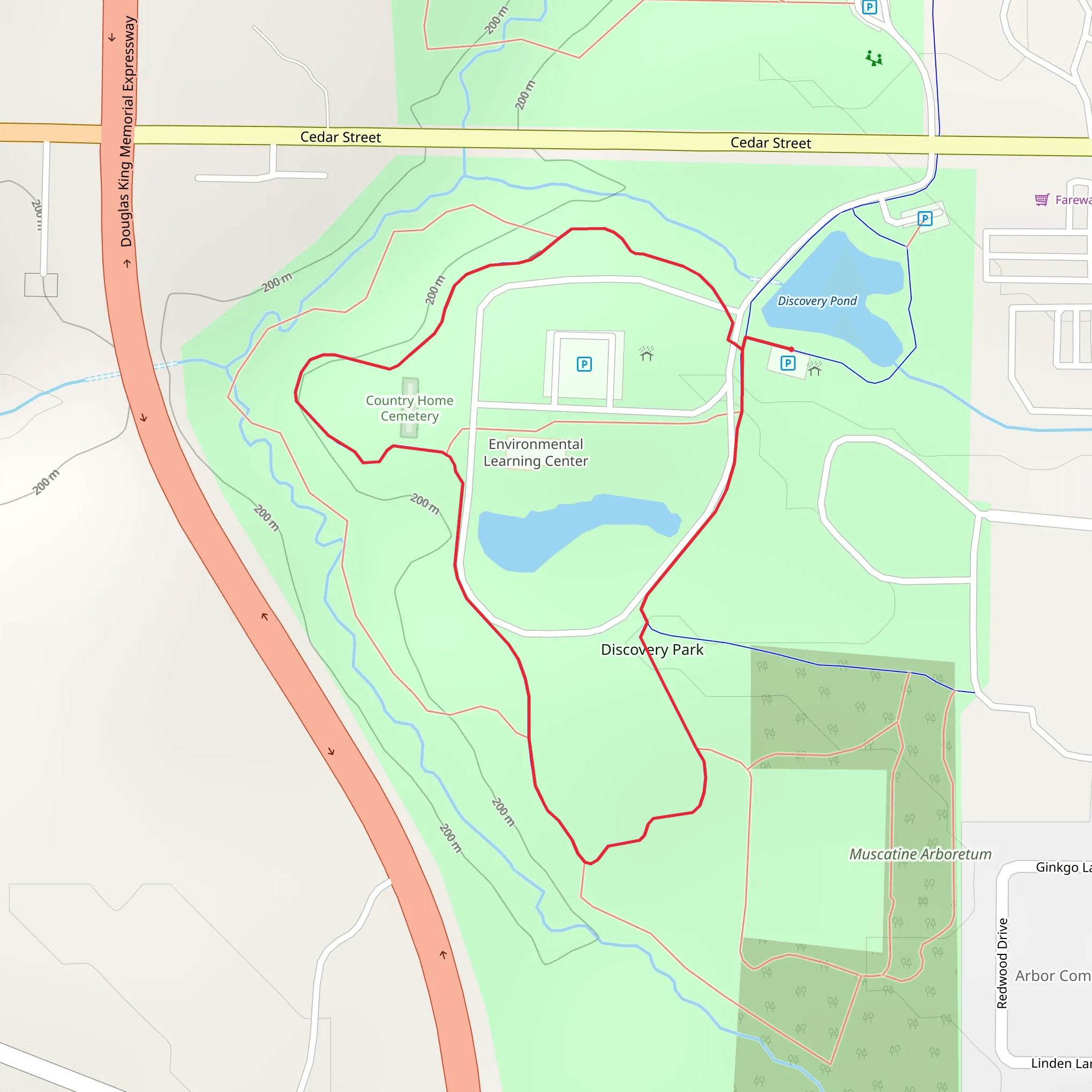 Discovery Park Loop mobile static map