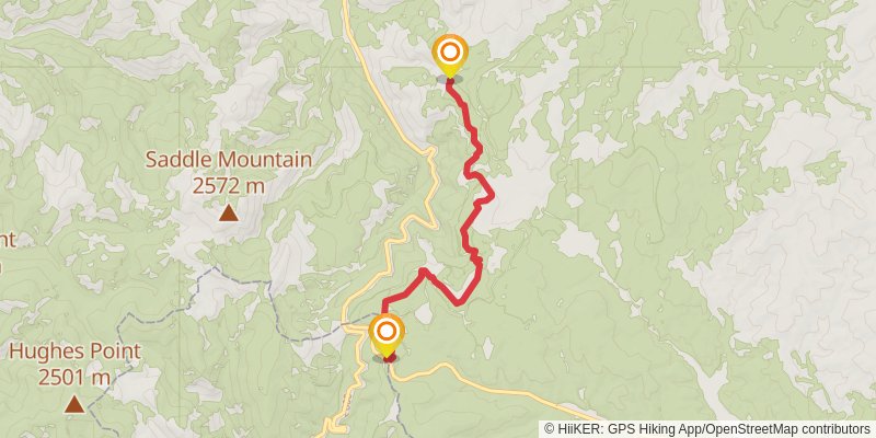 Continental Divide Trail - Montana And Idaho stage 32 Map