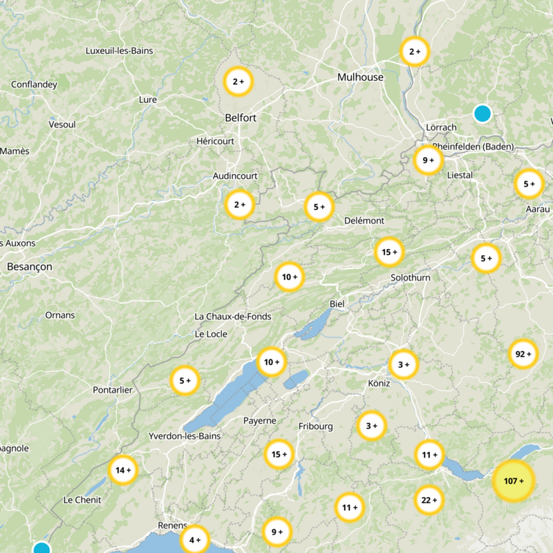 des Franches-Montagnes Static Map