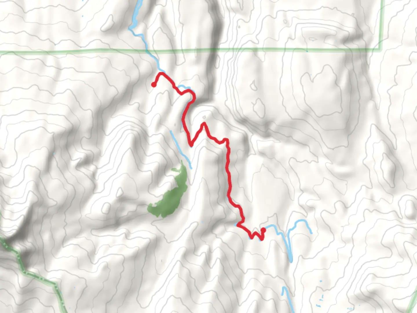 An image depicting the trail Gurley Ditch Trail and its surrounding area.