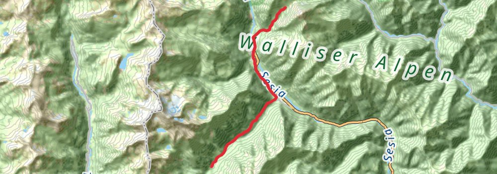 Grande Traversata delle Alpi stage 15 Map