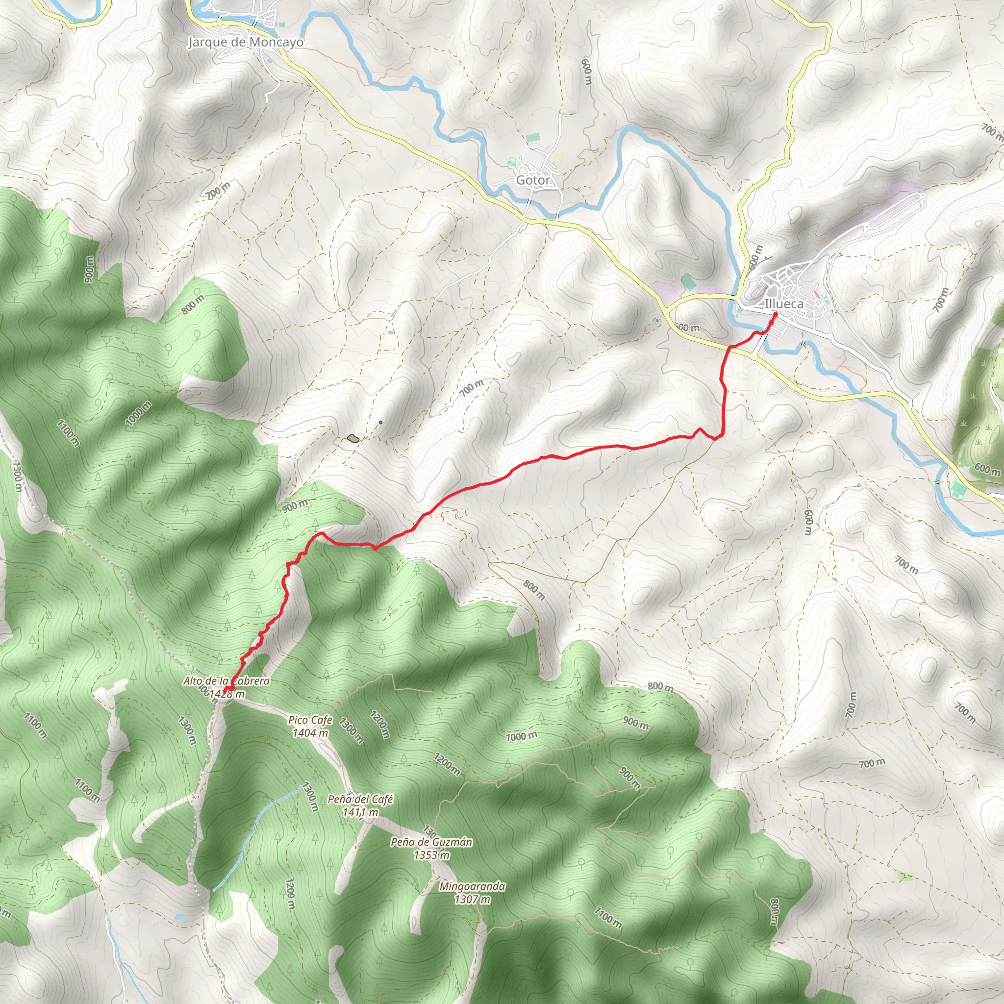 Illueca - Peña Cabrera PR Z 73 mobile static map