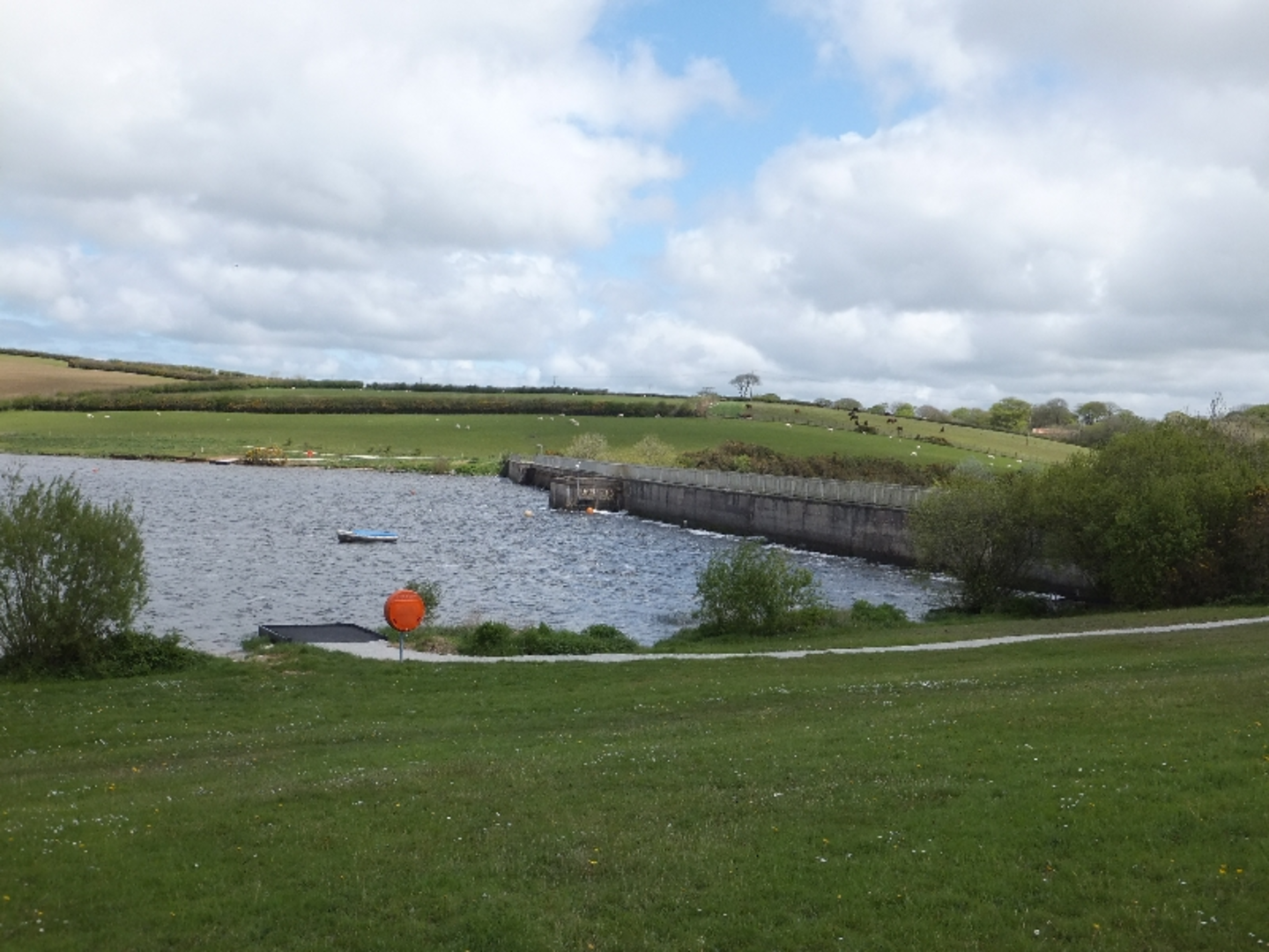 An image depicting the trail Upper Tamar Lake Loop and its surrounding area.