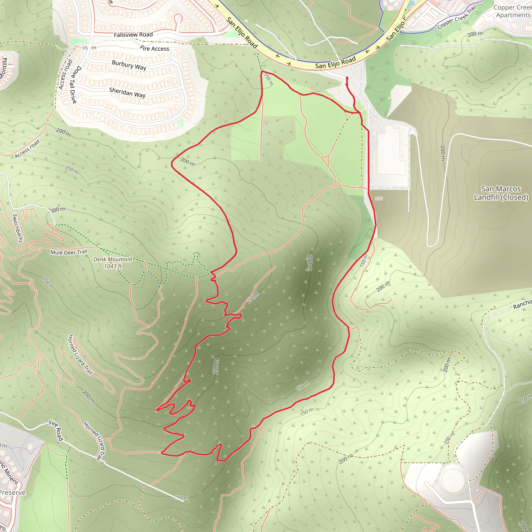 Hidden Canyon Road Loop mobile static map