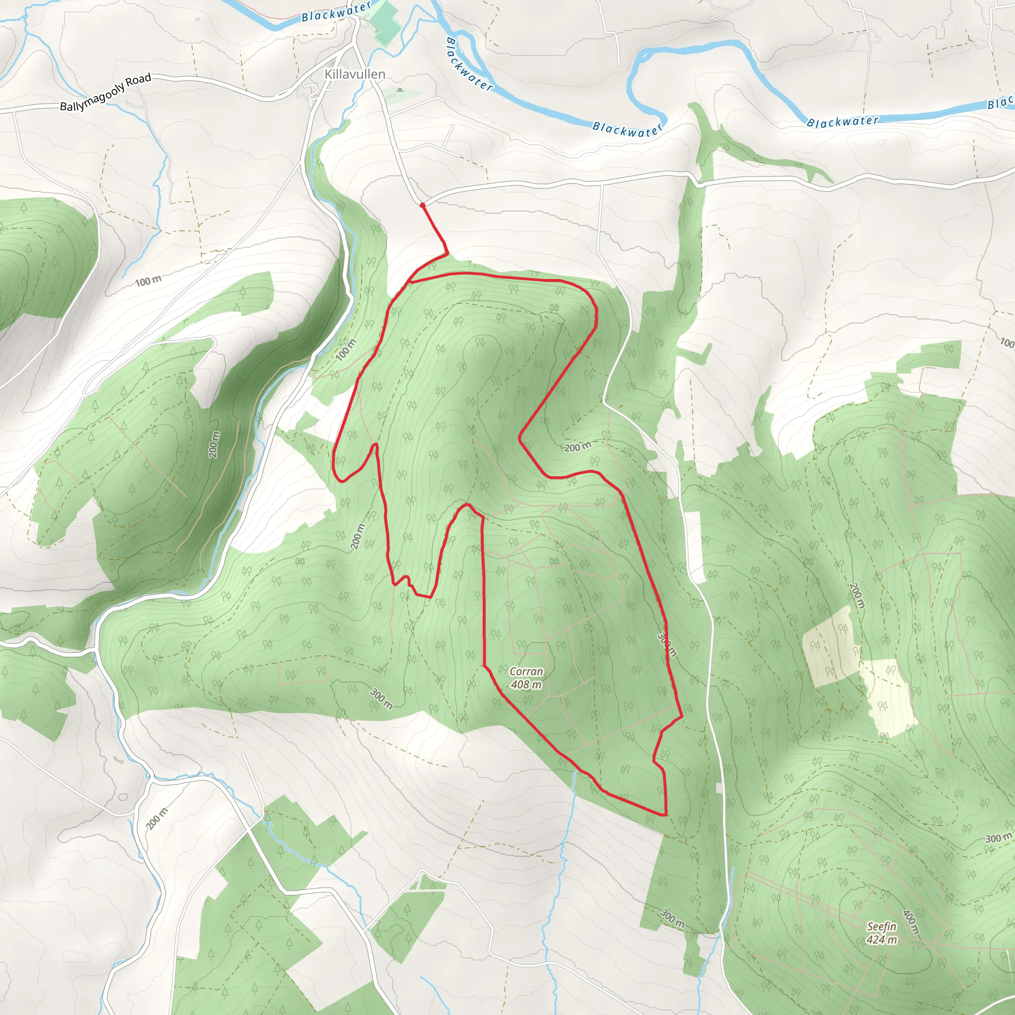 Killavullen Loop mobile static map