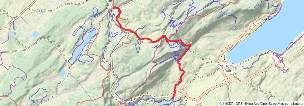 Via Francigena alt 1 Map