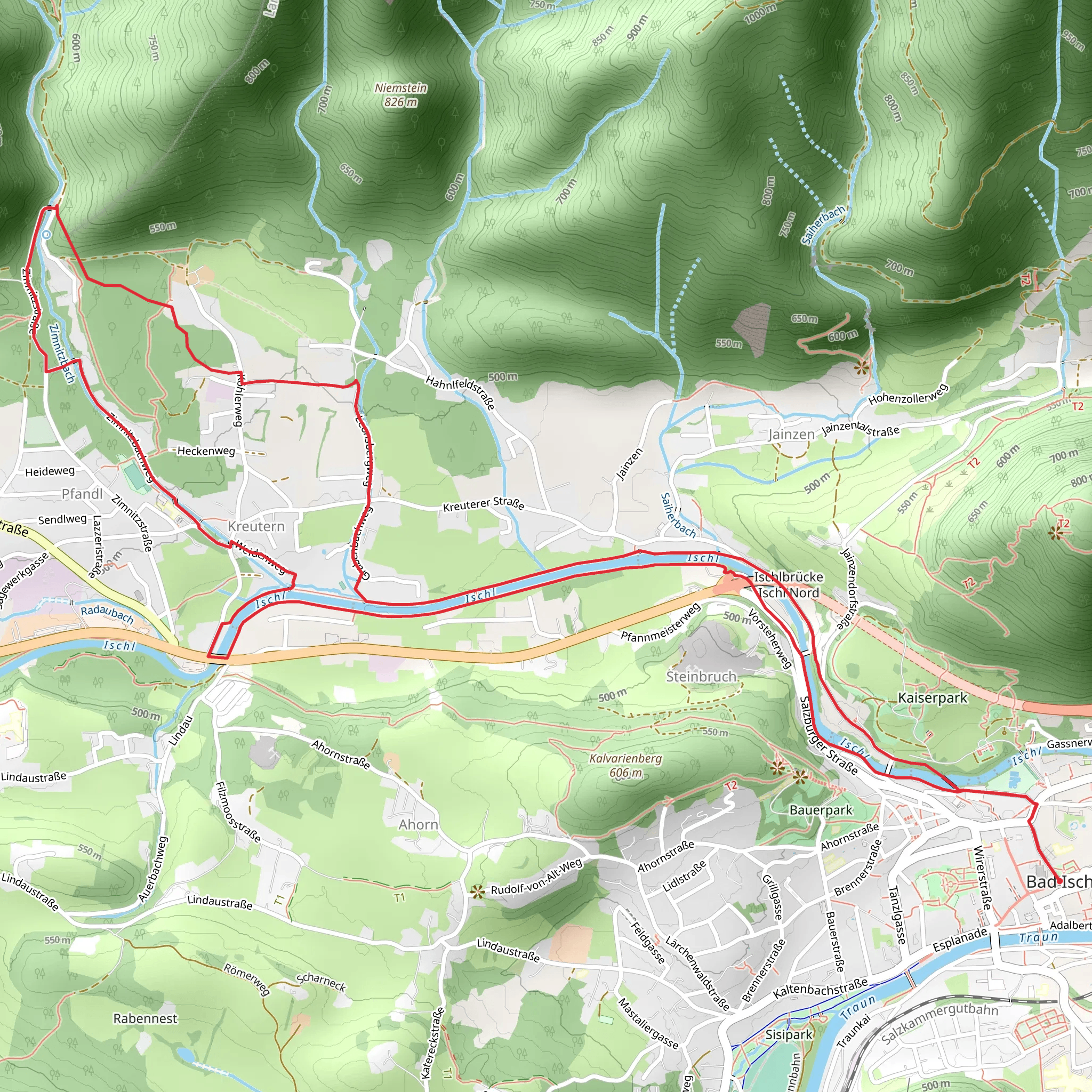 Dammweg Round Walk mobile static map