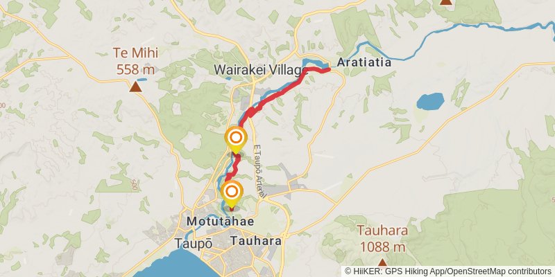 Aratiatia Walkway stage 2 Map