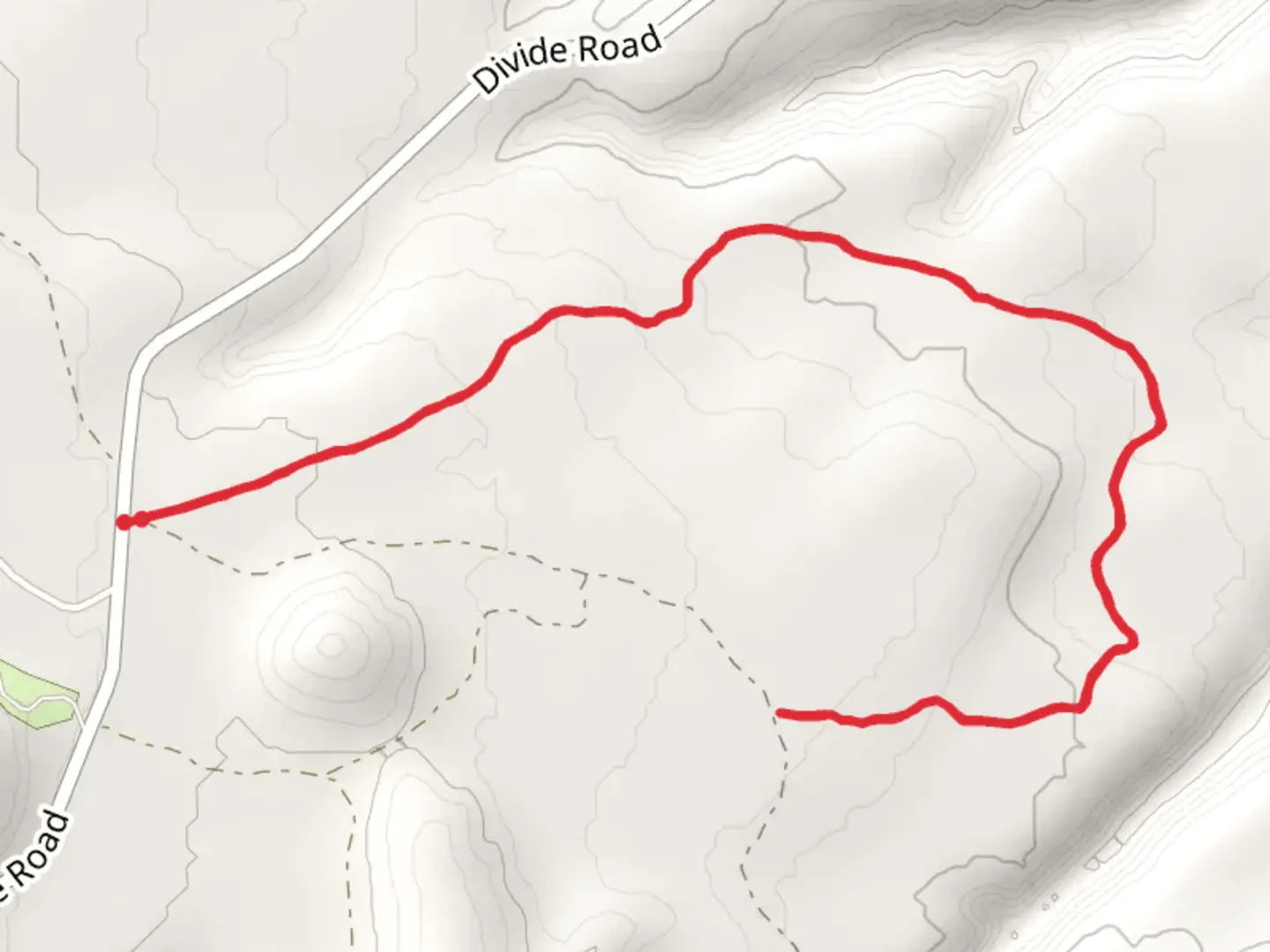 An image depicting the trail La Fair Trail and its surrounding area.