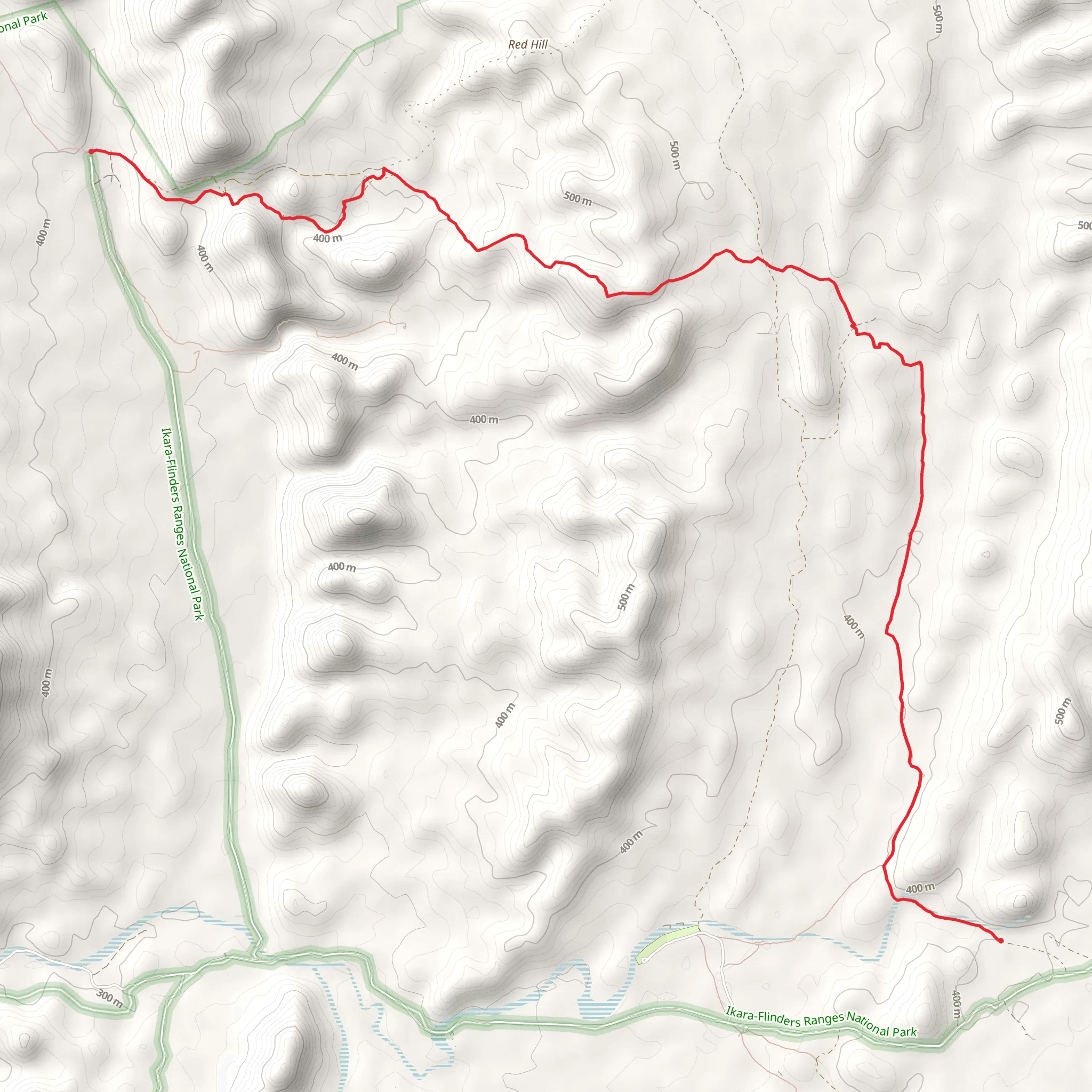Aroona to Youngoona Hike mobile static map