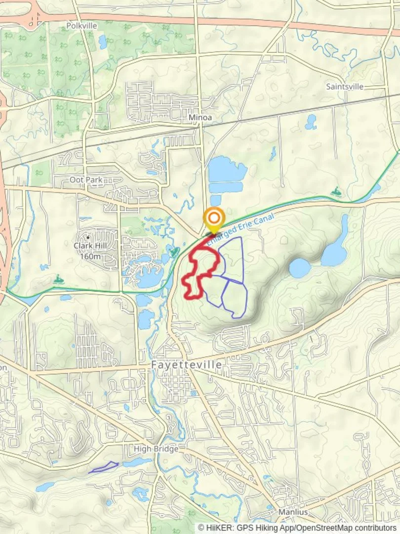 An image depicting the trail Deer Run Loop Trail and its surrounding area.