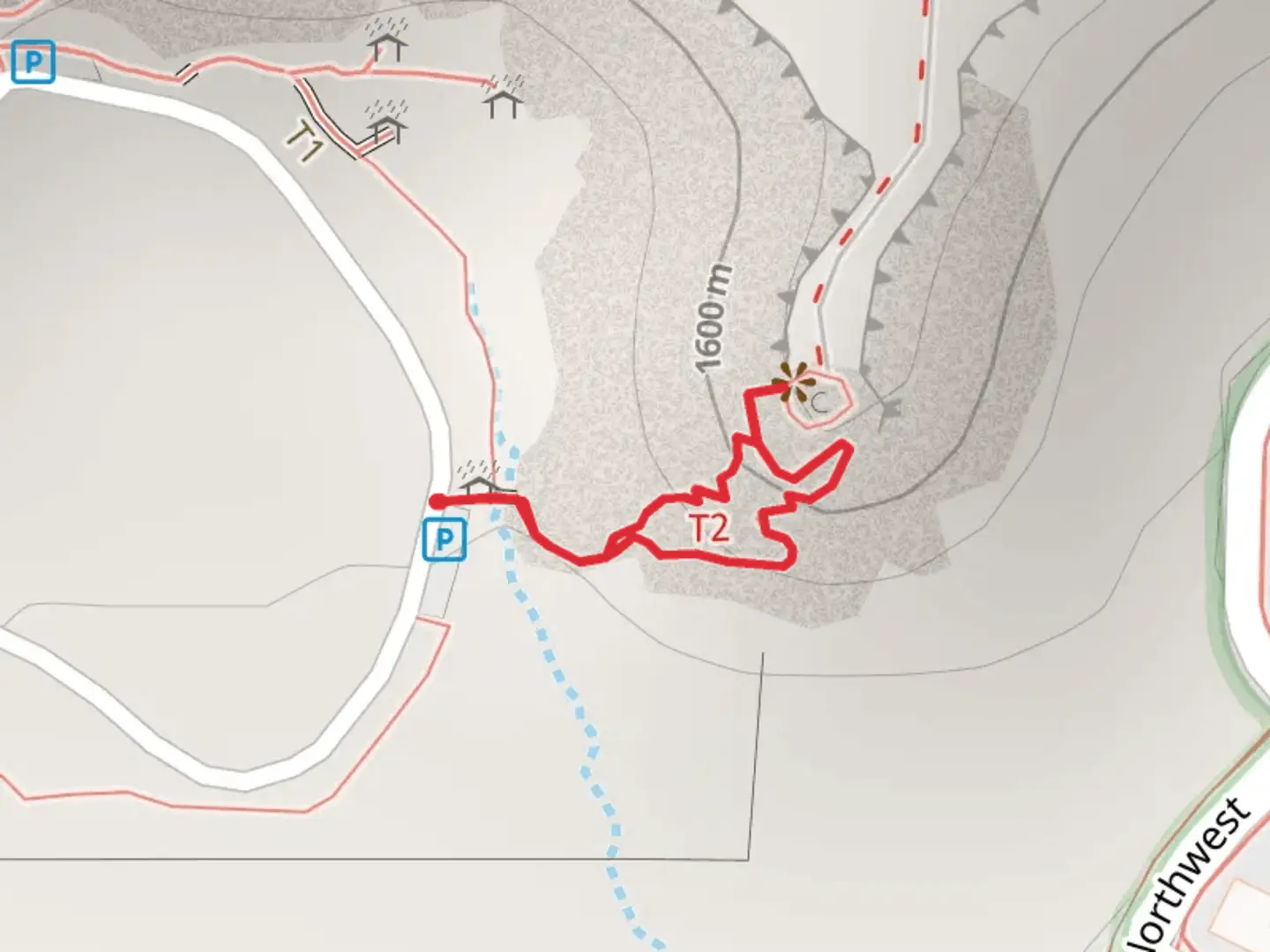 An image depicting the trail Mesa Point Loop Trail and its surrounding area.