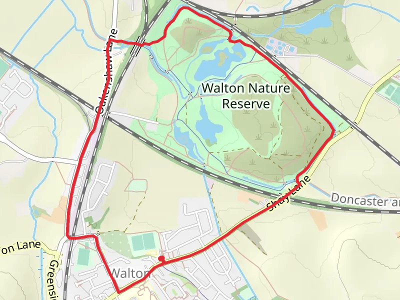 Walton Colliery Nature Reserve Park Loop