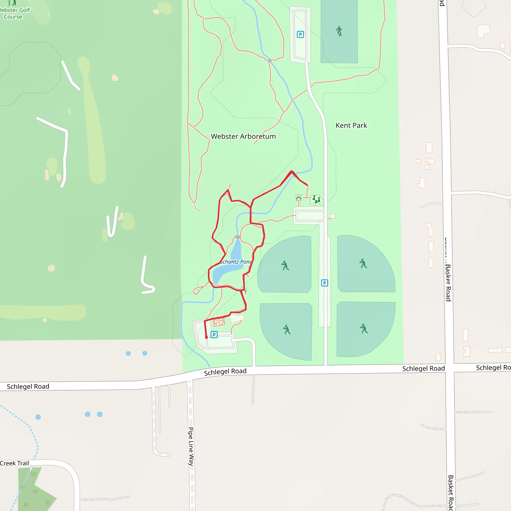 Schlegel Road North Short Loop mobile static map