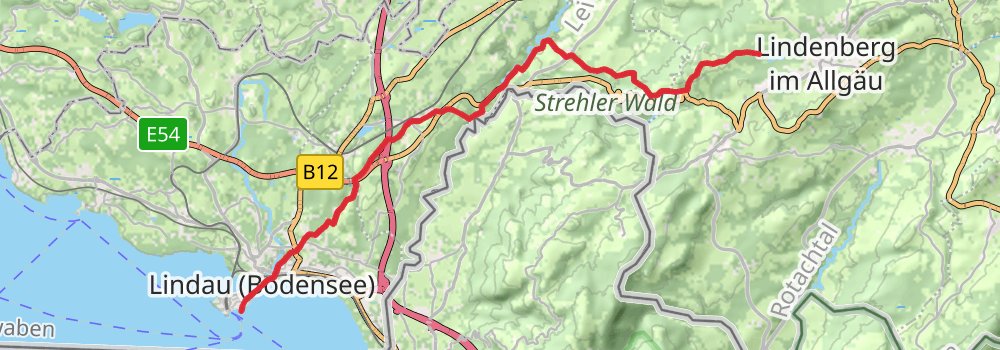 Münchner Jakobsweg stage 15 Map