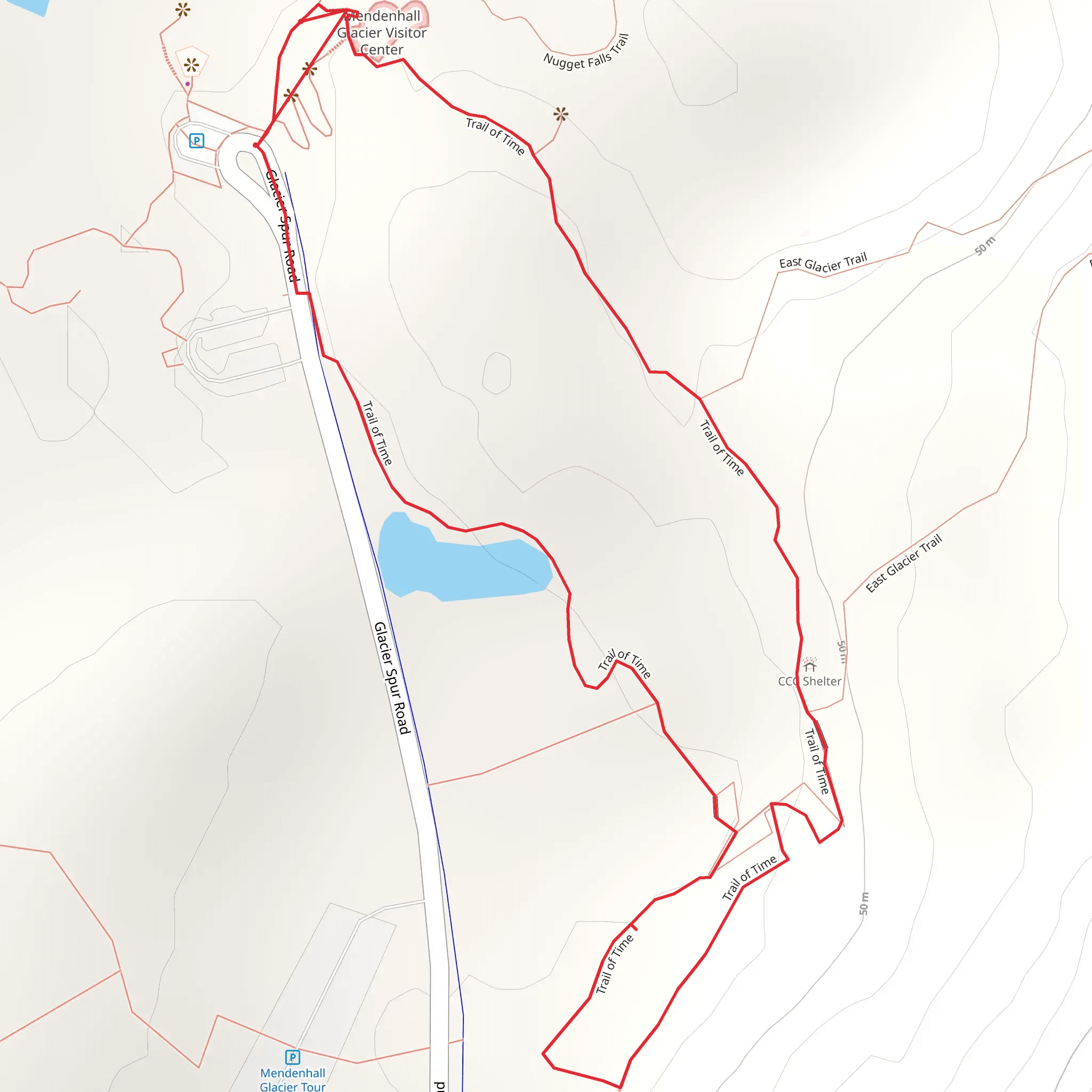 Trail of Time Loop mobile static map