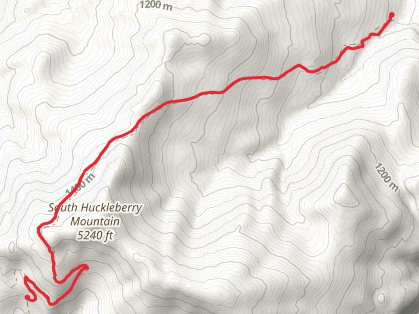 An image depicting the trail South Huckleberry Trail and its surrounding area.