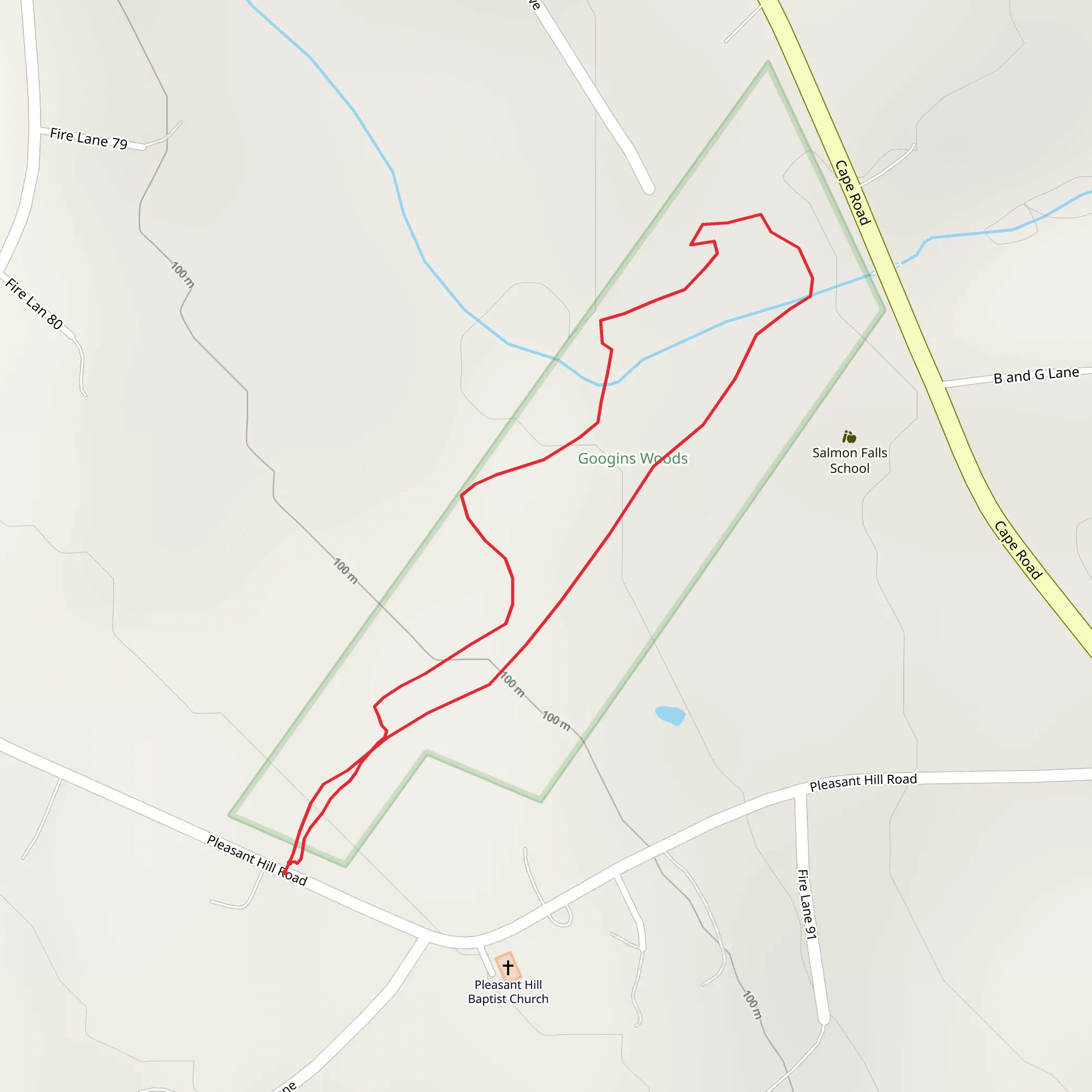 Pleasant Hill Road Loop mobile static map