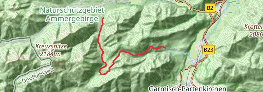 Via Alpina - Purple Trail stage 57 Map