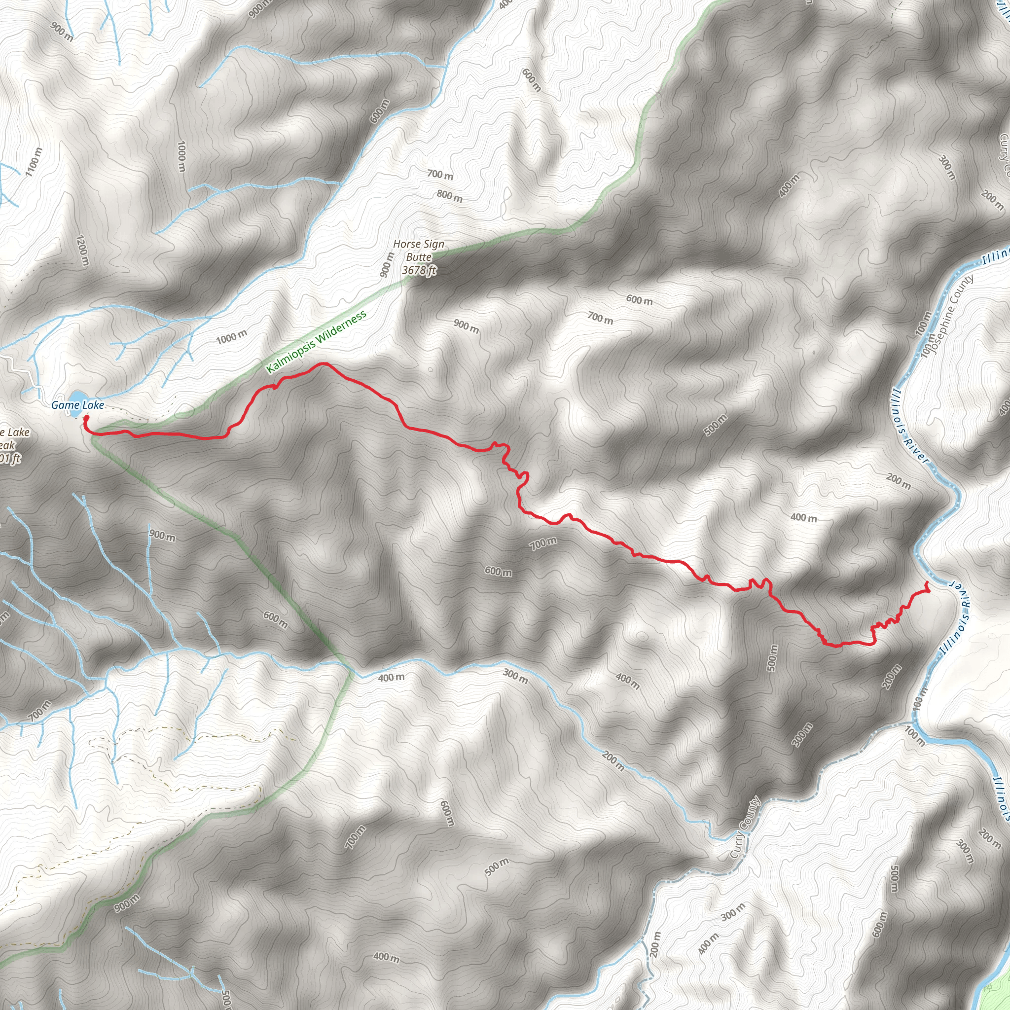 Pupp's Camp Way Trail mobile static map