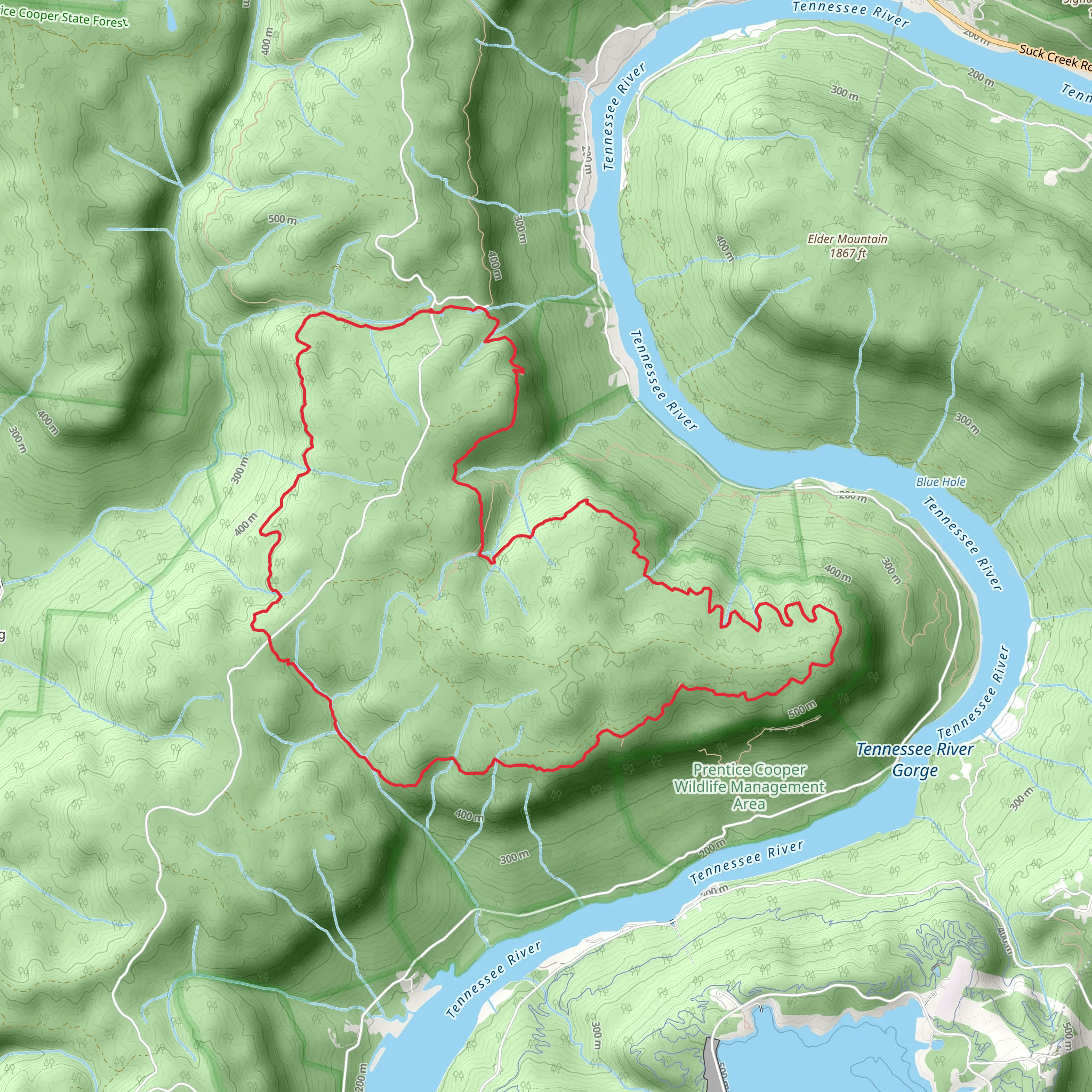 Pot Point Loop mobile static map