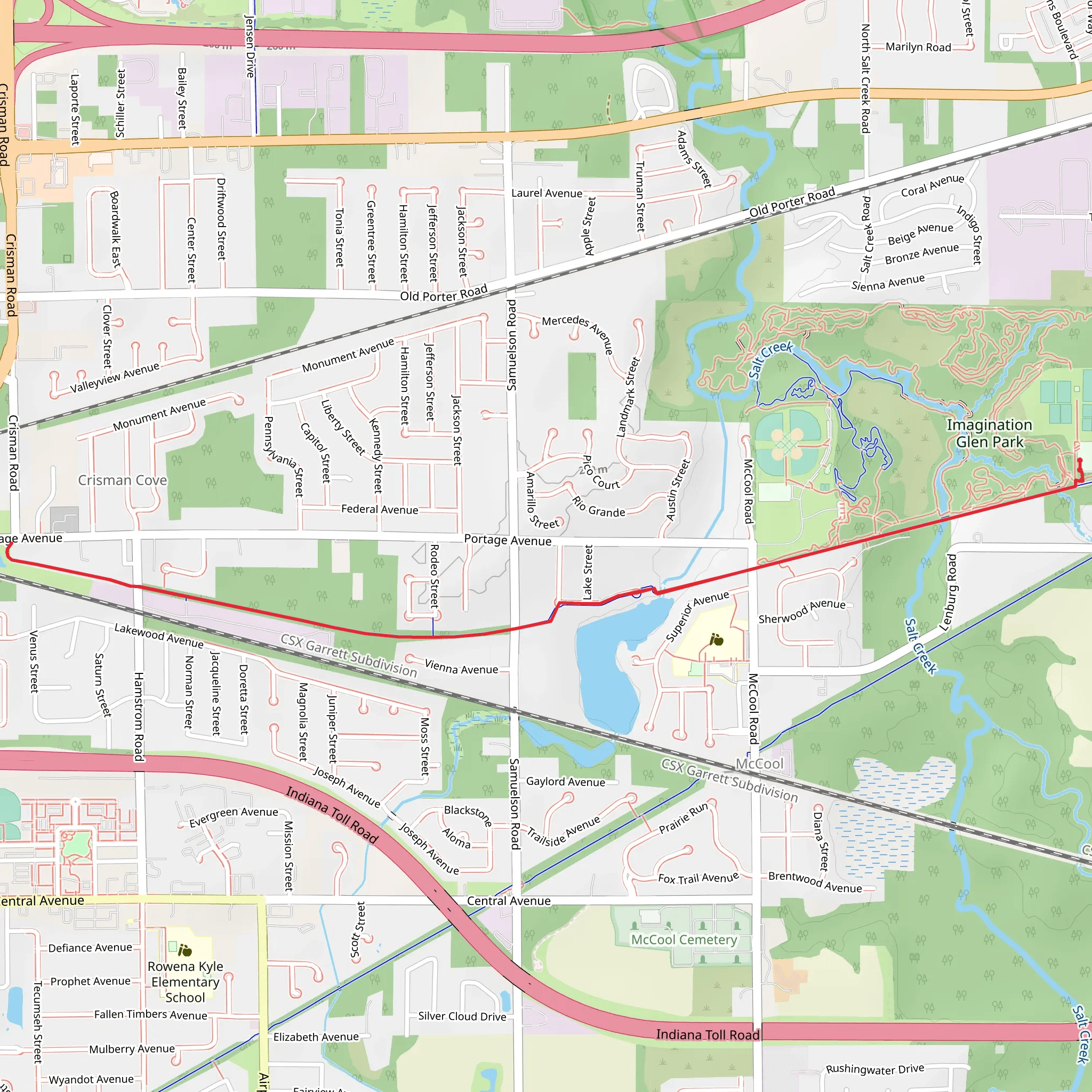 Iron Horse Heritage Trail mobile static map